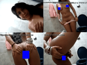 Schoolgirl takes off her pink dress and shows us her little body